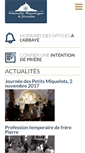 Mobile Screenshot of abbaye-montsaintmichel.com